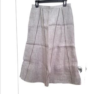 Rare Harve Benard Boho Linen Skirt